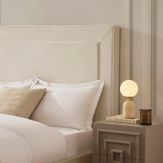 Sorrento Ottoman Storage Bed - Ecru/White - DUSK