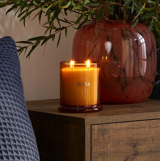 Spiced Amber Luxury Scented Candle - DUSK