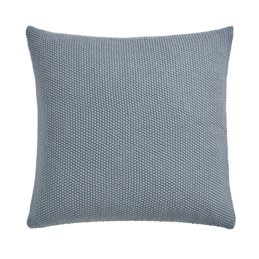 St Ives Light Weight Knit Cushion Cover - Dusty Blue - DUSK