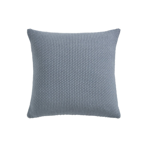 St Ives Light Weight Knit Cushion Cover - Dusty Blue - DUSK