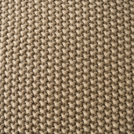 St Ives Light Weight Knit Cushion Cover - Taupe - DUSK