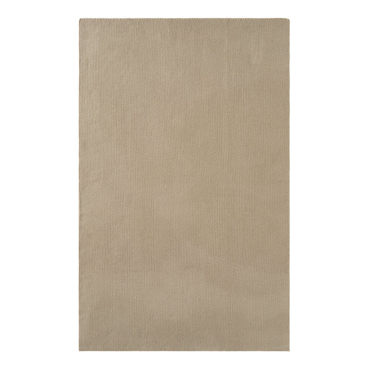 St Ives Light Weight Knit Throw - Taupe - DUSK