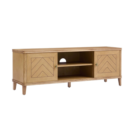 Stockholm Wood Veneer TV Unit - Light Wood - DUSK