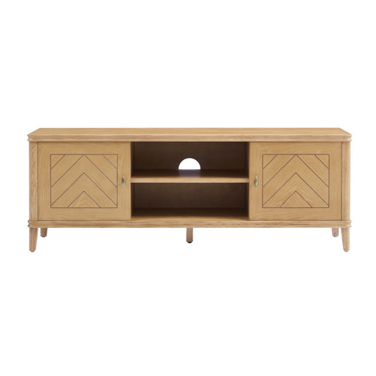 Stockholm Wood Veneer TV Unit - Light Wood - DUSK
