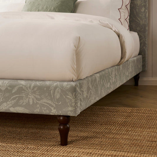 Surrey Bed Frame - Floral - DUSK