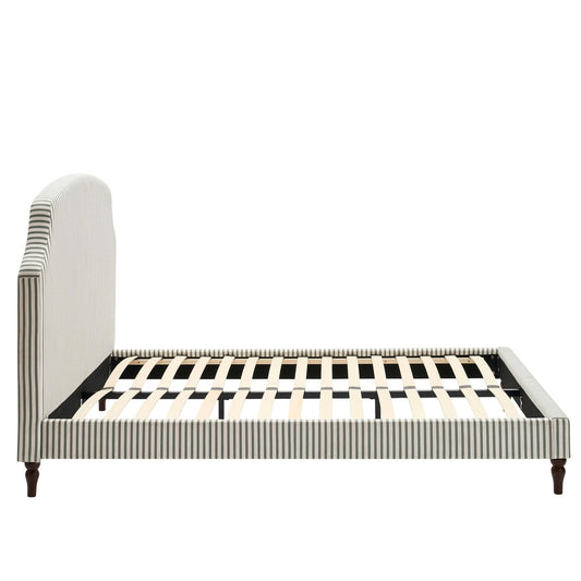 Surrey Bed Frame - Sage Stripe - DUSK