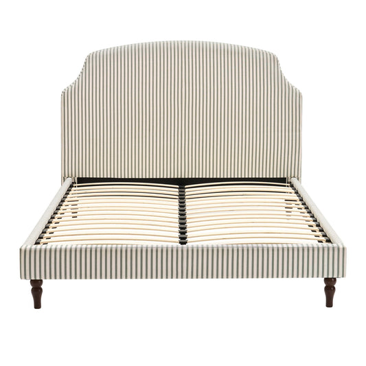 Surrey Bed Frame - Sage Stripe - DUSK