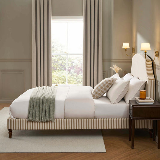 Surrey Bed Frame - Sand Stripe - DUSK