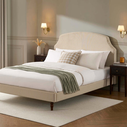 Surrey Bed Frame - Sand Stripe - DUSK
