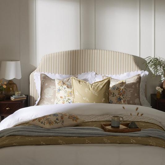 Surrey Bed Frame - Sand Stripe - DUSK