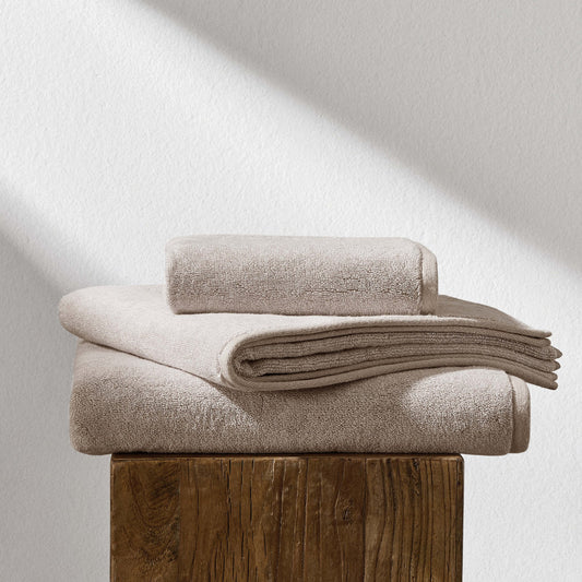 Tahiti Marl Towel Collection - Natural - DUSK