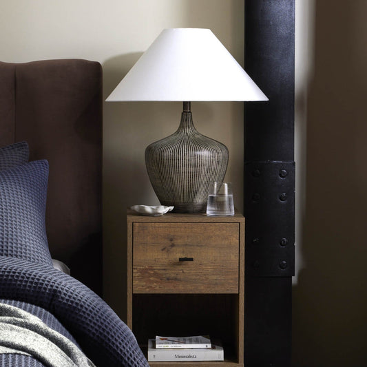 Tribeca Resin Table Lamp - Black - DUSK