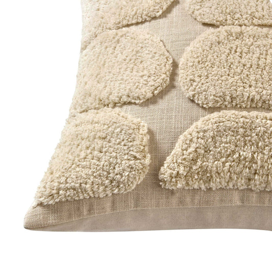 Tufted Pattern Sofa Cushion Cover - Off White - DUSK