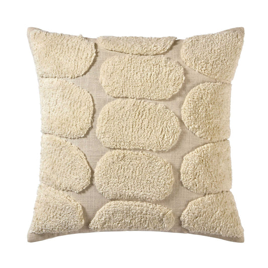Tufted Pattern Sofa Cushion Cover - Off White - DUSK