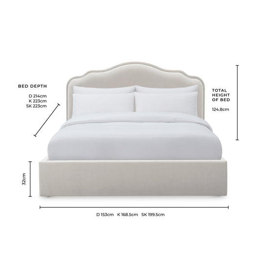 Wiltshire Ottoman Storage Bed - Light Green - DUSK