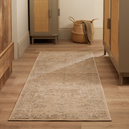 Yasmin Persian Style Runner Rug - 67 x 200cm - Natural - DUSK