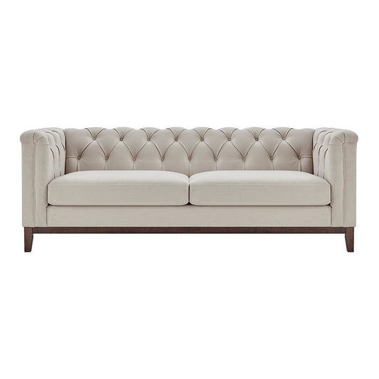 Chesterfield 3 Seater Sofa - Stone - DUSK