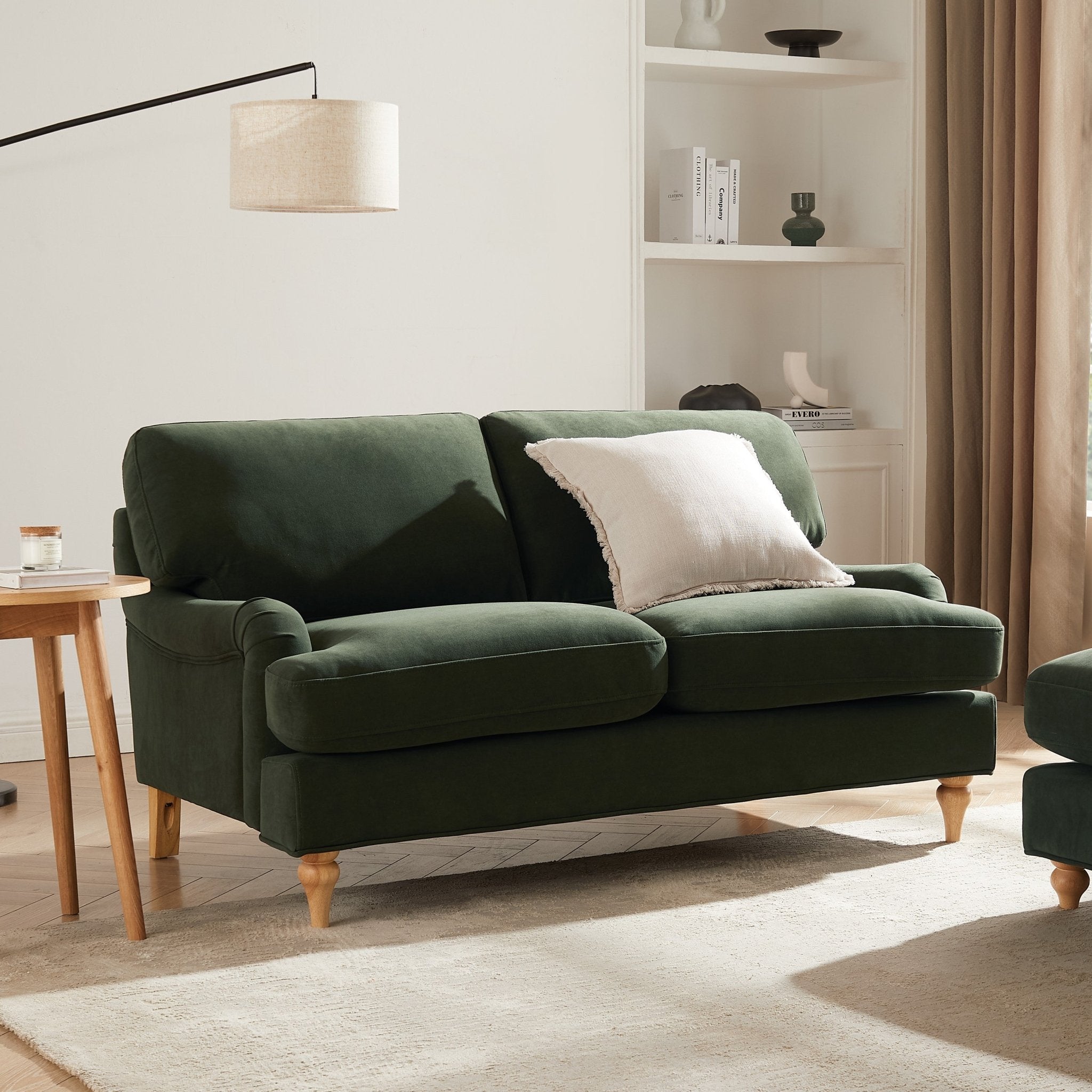 Hampshire 2 Seater Sofa - Dark Olive Green – DUSK