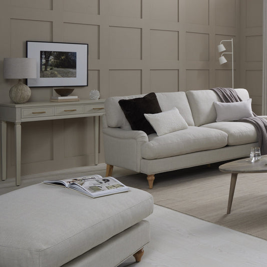 Hampshire Pouffe - Beige - DUSK