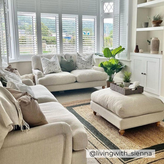 Hampshire Pouffe - Beige - DUSK