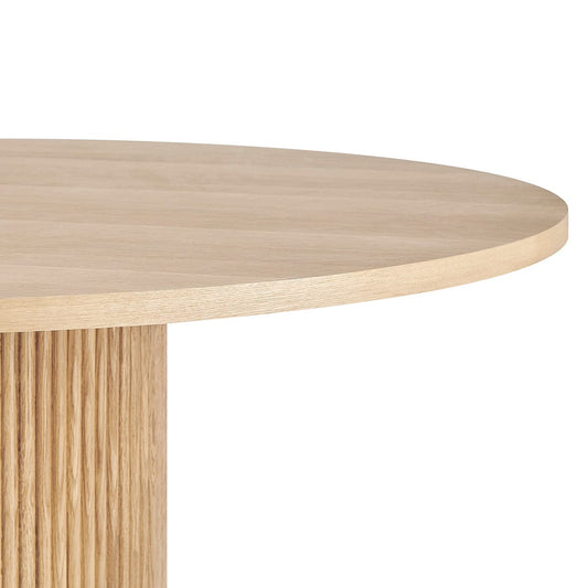 Hattie Panel 4-6 Seater Dining Table - Natural - DUSK