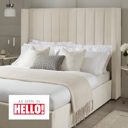 Madison Ottoman Storage Bed - Ecru - DUSK