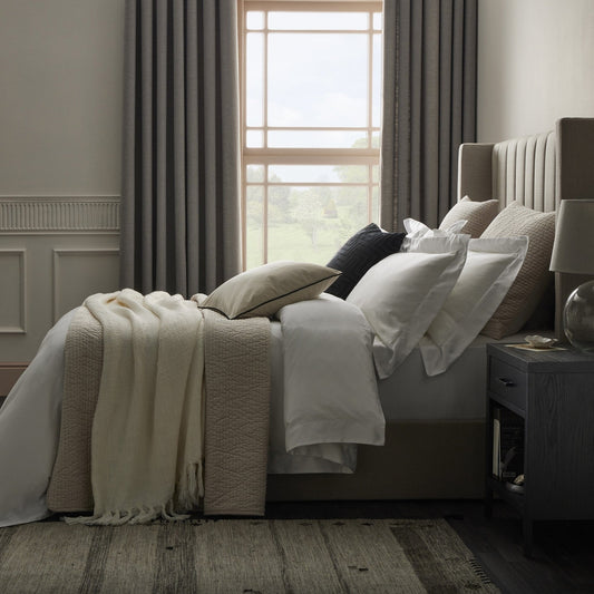 Milan Textured Matte Bedspread 2.5 X 2.6m - Champagne - DUSK