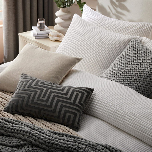 Pair of Portofino Pillowcases - 200 TC - Cotton - White - DUSK