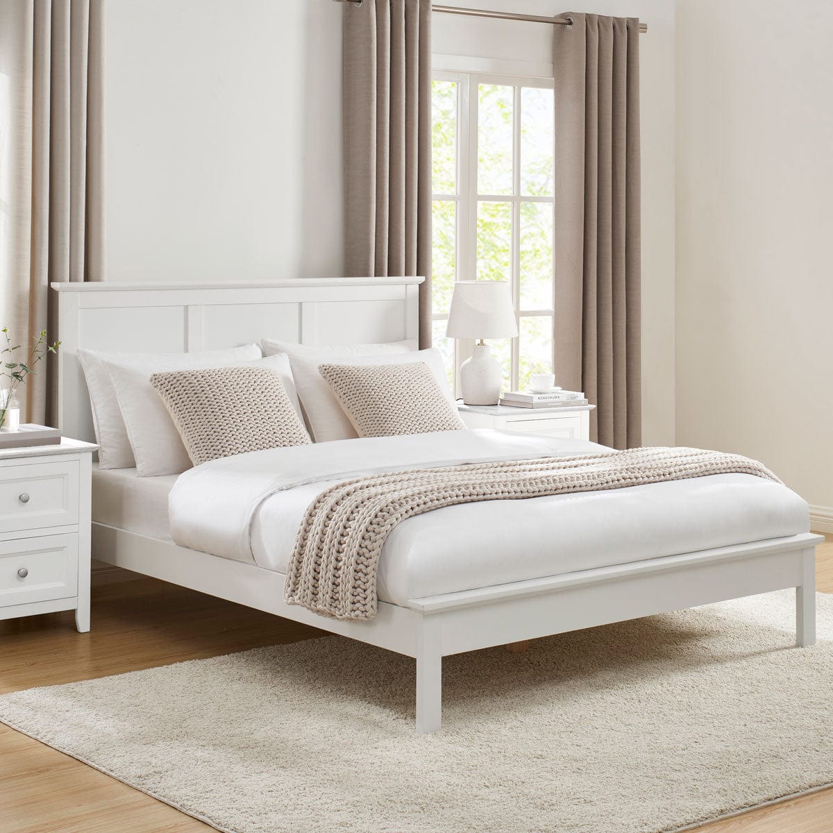 Salcombe Bed Frame - White - DUSK