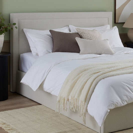 Windsor Ottoman Storage Bed - Natural - DUSK