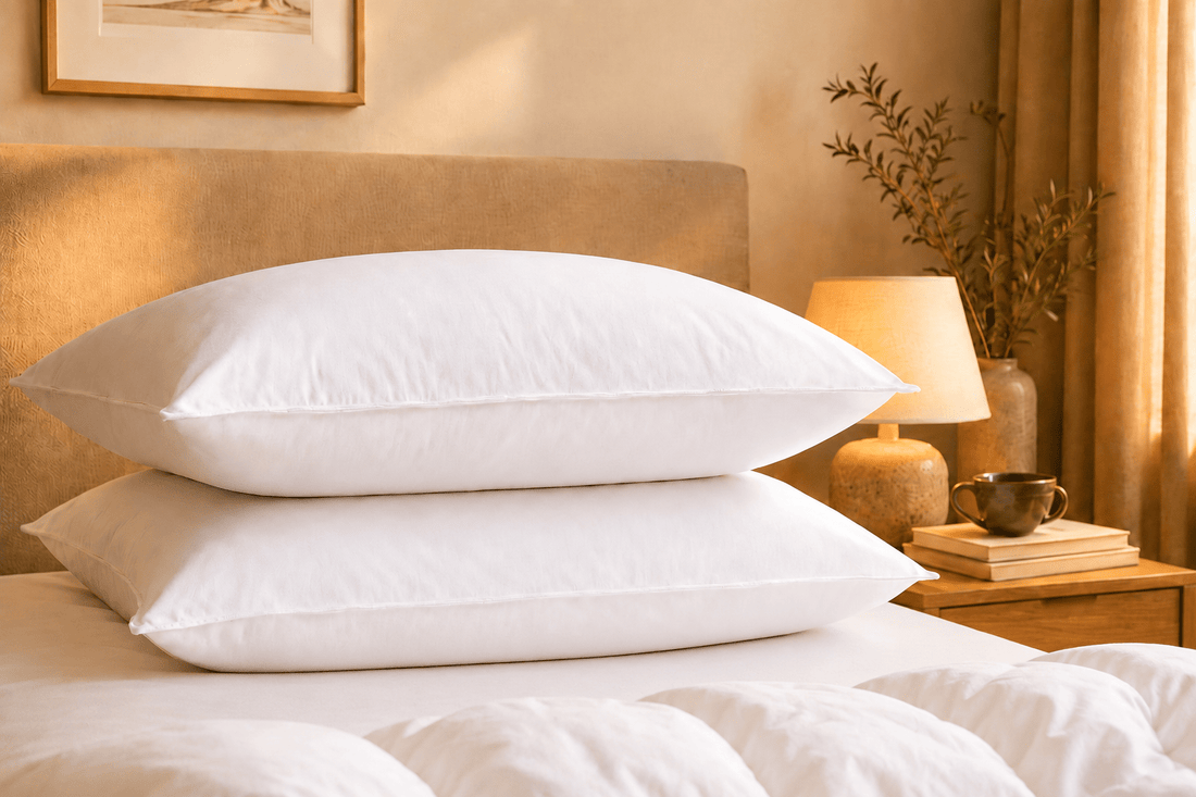Pillow Size Guide: UK Pillow Sizes and How to Choose the Right One - DUSK