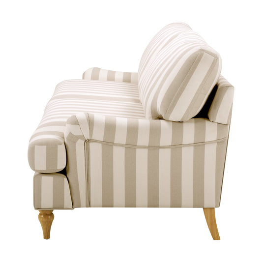 Hampshire 3 Seater Sofa - Natural Stripe