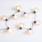 10 Outdoor Battery Firefly Festoon Lights - White - DUSK