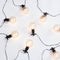 10 Outdoor Plug In Festoon Bulb Lights - White - DUSK