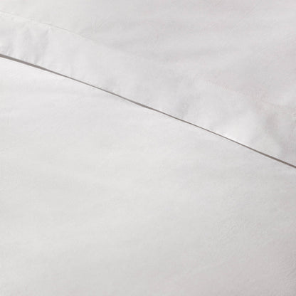 100% Egyptian Cotton 600 Thread Count Duvet Cover - White - DUSK