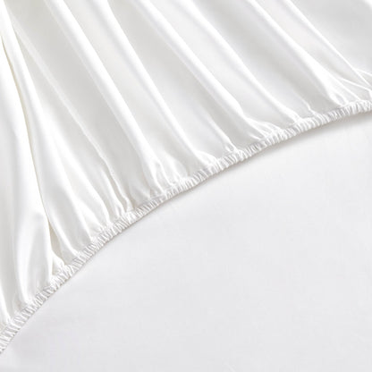 100% Egyptian Cotton 600 Thread Count Fitted Sheet - White - DUSK