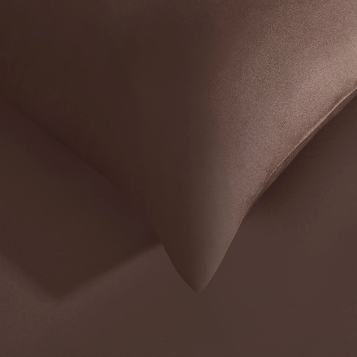 200 Thread Count Plain - Dye Classic Pillowcase - Chocolate - DUSK