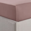 200 Thread Count Plain - Dye Fitted Sheet - Blush - DUSK