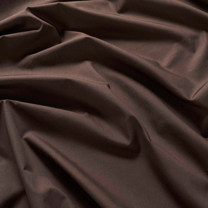200 Thread Count Plain - Dye Fitted Sheet - Chocolate - DUSK