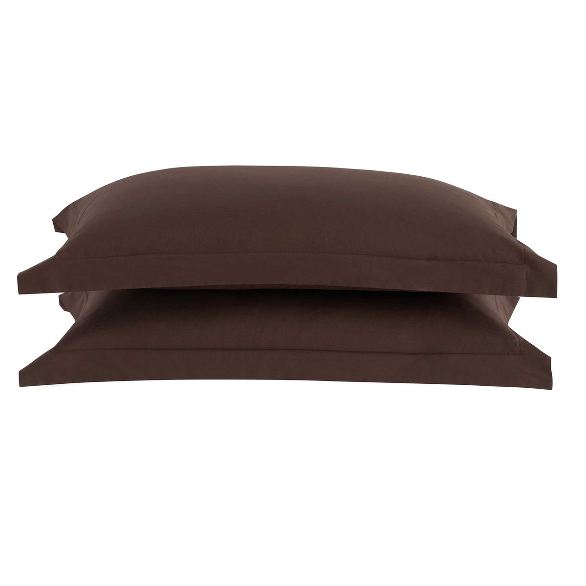 200 Thread Count Plain - Dye Oxford Pillowcase - Chocolate - DUSK