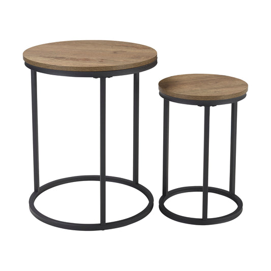 Willow Nesting Side Table - Mango Wood