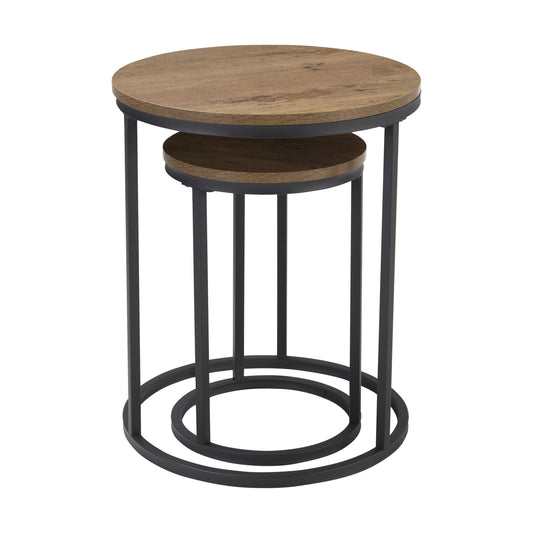 Willow Nesting Side Table - Mango Wood