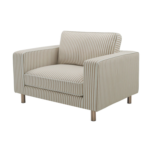 Soho Loveseat - Sand Stripe