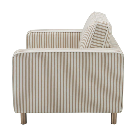 Soho Loveseat - Sand Stripe