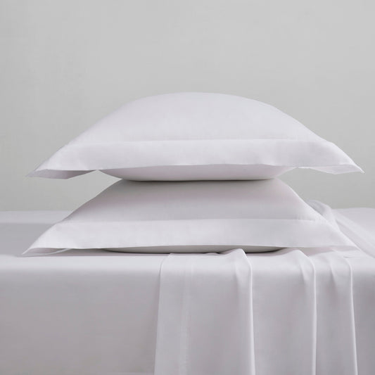 400TC Sateen Sheets & Pillowcase Bundle - White