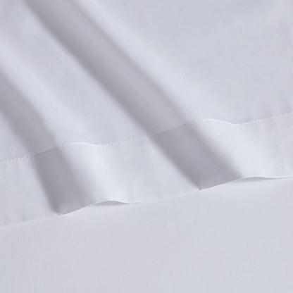 400TC Sateen Sheets & Pillowcase Bundle - White - DUSK