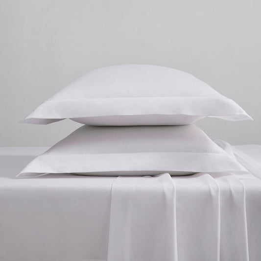 400TC Sateen Sheets & Pillowcase Bundle - White - DUSK