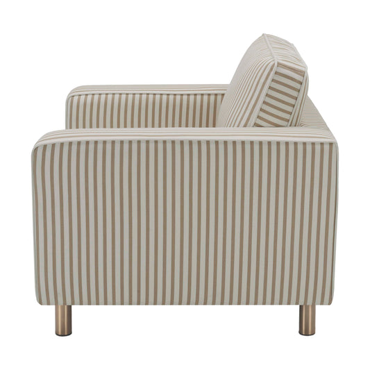 Soho Armchair - Sand Stripe