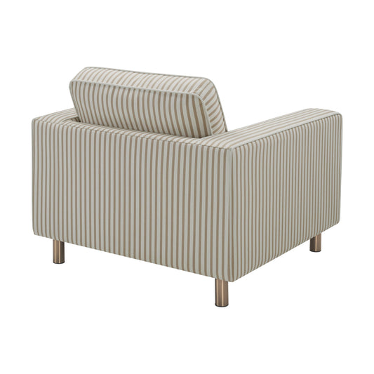 Soho Armchair - Sand Stripe