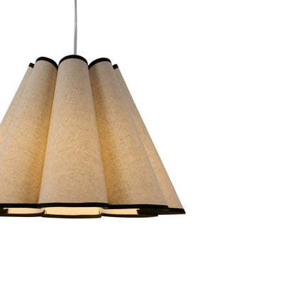 Agnes Scallop Ceiling Shade - Natural